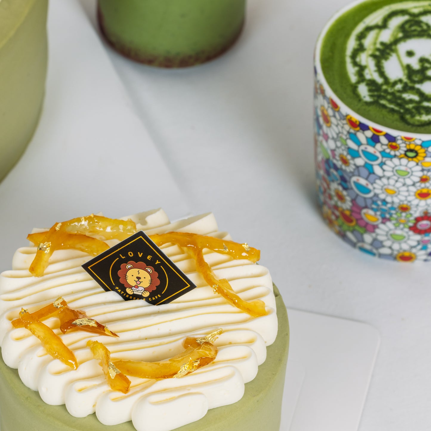 Premium Matcha Yuzu White Chocolate Shortcake