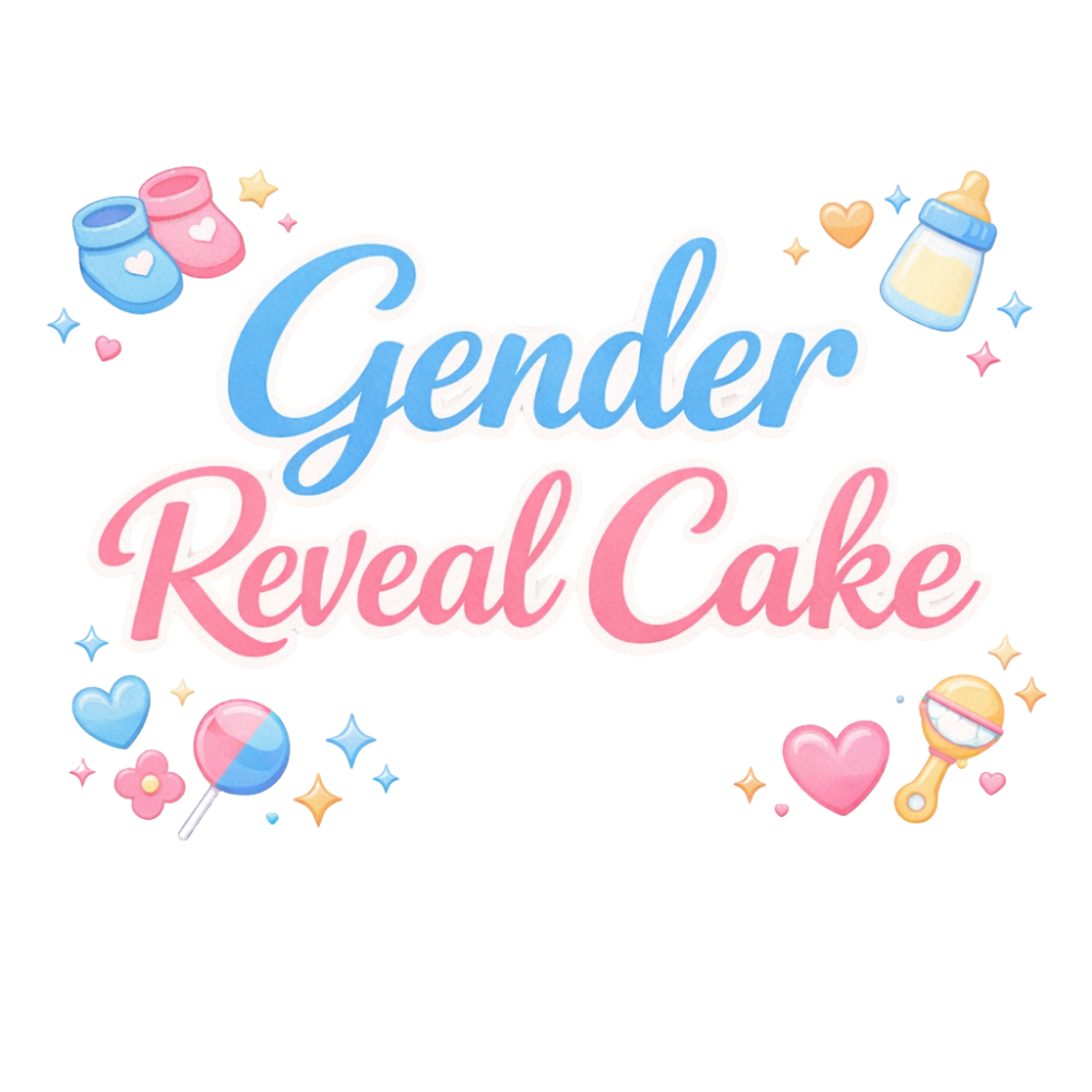 Gender Reveal Cake