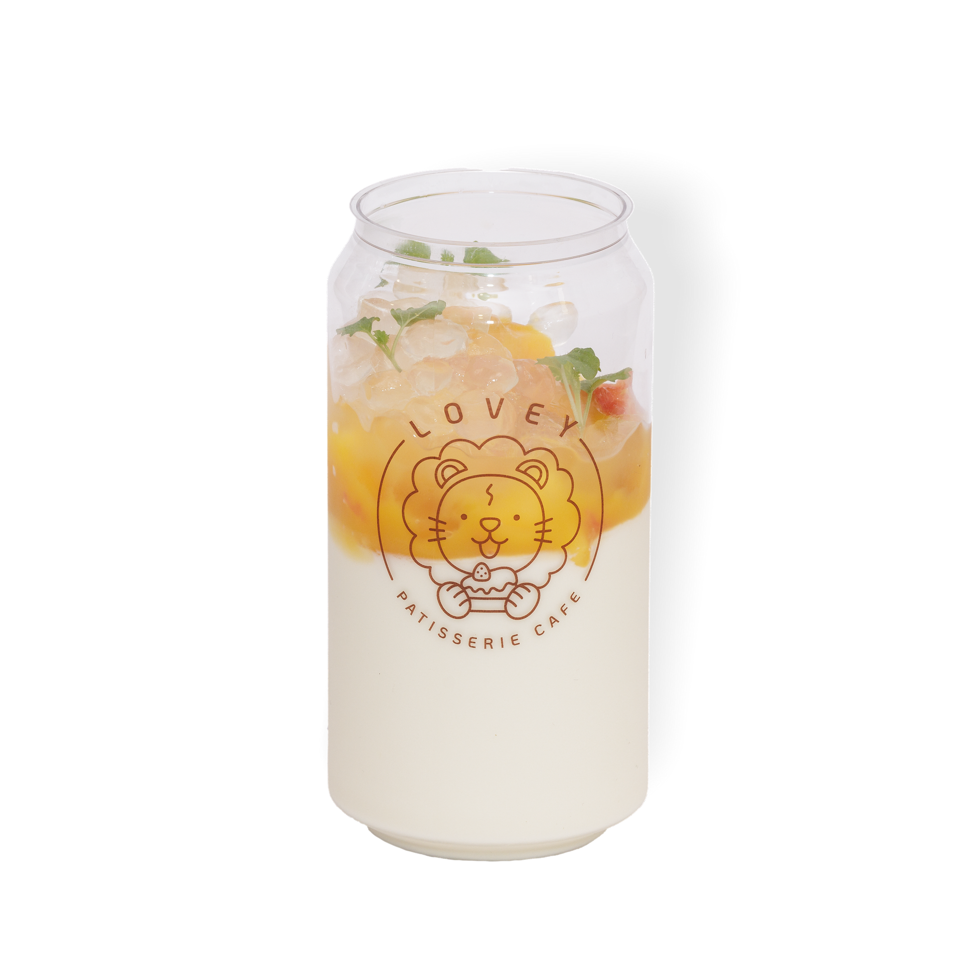 Fresh mango panna cotta with smooth creamy texture and ripe mango topping.