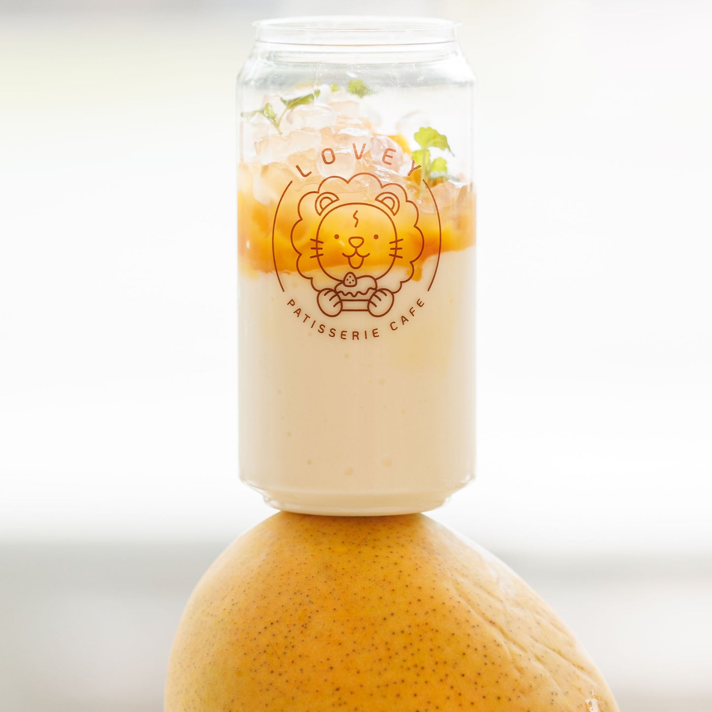Fresh mango panna cotta dessert served chilled, featuring light and refreshing Asian-inspired flavours.