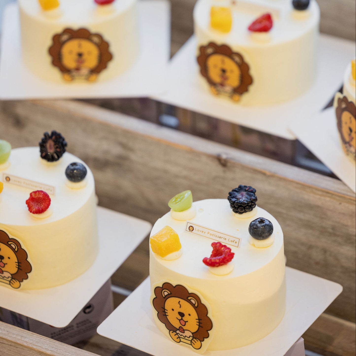 Lovey Classic Chiffon Cream Cake served as a light and elegant dessert perfect for sharing.